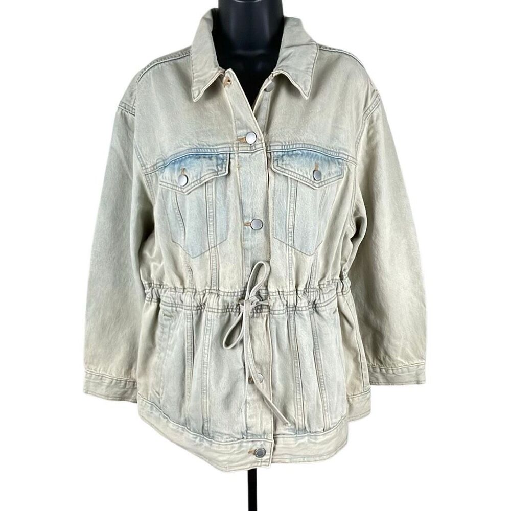 Denim Cinched Jacket NEW M